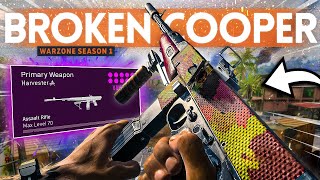 WARZONE This BROKEN Cooper Carbine Class Setup has literally NO RECOIL [upl. by Naget924]