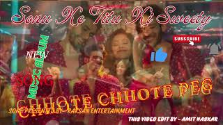 chhote chhote peg mar new remix song  bad girl like whiskey remix song  chhote chhote peg [upl. by Milurd]