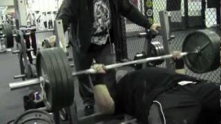 Eric Spoto Bench Press 405 20 reps [upl. by Finnigan402]