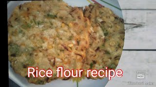 akki roti ll instant breakfast recipe ll how to make sarva pindi [upl. by Narbig]