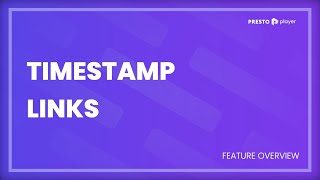 How To Add Timestamp Links To Videos amp Audio In WordPress [upl. by Atinej707]