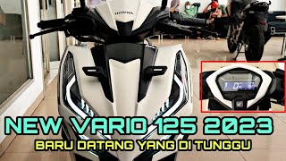 VARIO 125 2023 TERBARU WARNA MATTE WHITE VERSI CBS ISS SPESIAL [upl. by Cowan248]