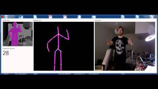 erste Versuche mit kinect SDK [upl. by Federico583]