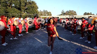 Abramson Sci Academy Marching Band Marching In vs GWCarver 2024 [upl. by Annwahs240]