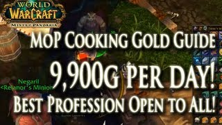 How to MoP Cooking Gold Guide 9900g per day Best Gold Making Profession Open to Everyone [upl. by Tiram151]