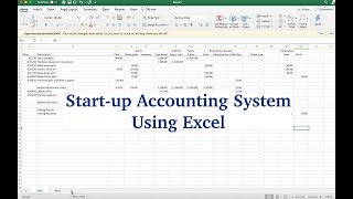 Basic Excel Accounting System [upl. by Sundberg]