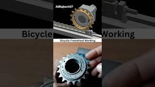 Bicycle freewheel working youtubeshorts shortvideo engineering gearshifting [upl. by Atileda]