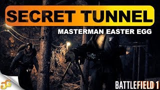 Battlefield 1 SECRET TUNNEL Masterman Easter Egg  How to enter the tunnel in Passchendaele [upl. by Anwahsak]