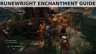 Witcher 3  Best Runewright Enchanting  Guide [upl. by Atte]