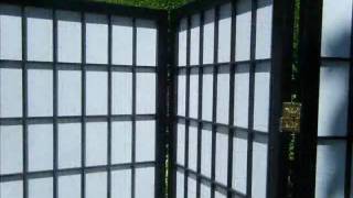 Japanese Shoji Room Divider 4 Panel Screens eBay listing by Alchemistic [upl. by Eecats]