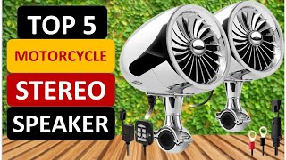 Top 5 Best Motorcycle Stereo Speaker in 2024 [upl. by Aimee749]