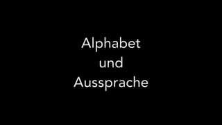 Englisch  Alphabet und Aussprache [upl. by Missy477]