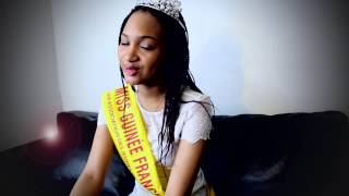 Interview dAissatou Souaré Miss Guinée France 2015 [upl. by Ognimod]