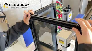 Cloydray Laser Marking Machine Protective Cover Installation InstructionsSafety is the first [upl. by Eoj]