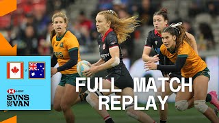 Canada Shock Australia  Womens 3rd Place Playoff  Vancouver HSBC SVNS  Full Match Replay [upl. by Towney]