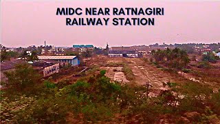 MIDC Mirjole Near Ratnagiri Railway Station Maharashtra India Konkan Railway Indian Railways [upl. by Reehsab]