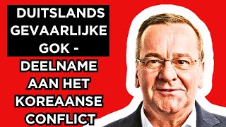 🔴Duitslands gevaarlijke gok deelname aan het Koreaanse conflict [upl. by Ixel41]