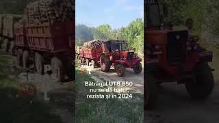 Bătrânul UTB 650 trage patru remorci [upl. by Hax]