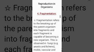 What is Fragmentation Class 12 Biology Chapter 1 [upl. by Boni711]