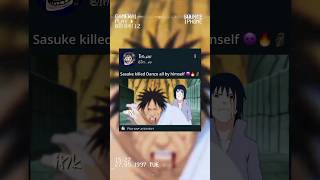 Sasuke 🔥😈🗿 shorts naruto anime sasuke obito viral [upl. by Assital604]