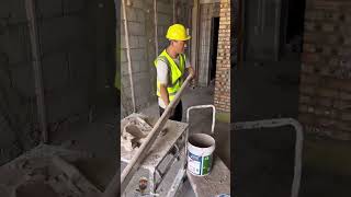 How to do perfect plaster on blocks construction plaster plasteronblocks plasterer [upl. by Nichy467]