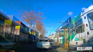 DASH CAM AUSTRALIA MELBOURNE driving through the city 4K [upl. by Lerrad]