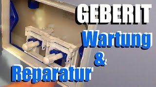 Geberit Toiletten Spülkasten Reparatur und Wartung  Wie gehts [upl. by Prudence]