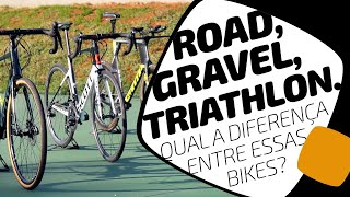 Qual a diferença entre gravel bike de estrada e de triathlon Pedaleria [upl. by Lechner]