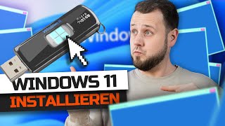 Windows 11 installieren deutsch 2022 USBStick erstellen  Windows einrichten [upl. by Notsgnik]