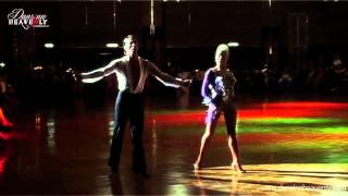 Michael Malitowski amp Joanna Leunis Samba 2012 DansinnHeavenly ProAm Showcase [upl. by Dnalro]