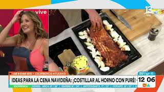 Costillar al horno con puré Camila chef explica preparación casera  Tu Día  Canal 13 [upl. by Pironi515]