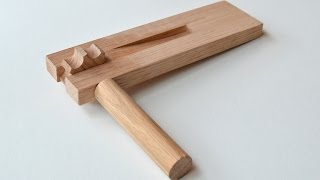 Wooden Ratchet Noisemaker [upl. by Decca19]