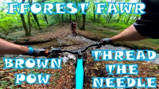 FForest Fawr MTB Trails  Thread the needle amp Brown Pow [upl. by Gnouv666]