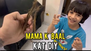 Vlog q nai aia zaryab ne apni mama k bal kat diy life distrube hui h sari [upl. by Eylsel]