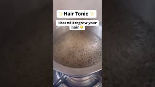 🔥This is the only DIY tonic THAT will regrow hair 🌺haircare hairfall hairgoal hairgrowth [upl. by Elleraj]