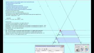 TEOREMA DI TALETE con GeoGebra [upl. by Yona559]