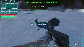 Crystal Isles featherlight spawn location and taming  Ark Survival Evolved  Oglah [upl. by Alroi]