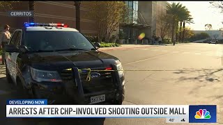 1 dead following CHPinvolved shooting outside Cerritos mall [upl. by Kampmeier967]