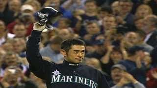 Ichiro breaks the singleseason hit record in 2004 [upl. by Beard]