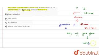 Germplasm can be collected from many sources where the preferred source of develop disease [upl. by Matejka]