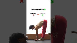 Improve Flexibility in two easy steps  Shurufit India  youtubeshorts shorts [upl. by Samled]