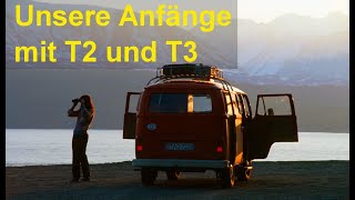 VWBus Camper  Mit VWBussen fing alles an  T2 und T3  Unsere ersten Wohnmobile [upl. by Frentz]