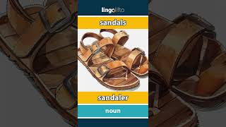 🇬🇧🇸🇪 sandals  sandaler  learn English  låt oss lära oss engelska [upl. by Sidney519]