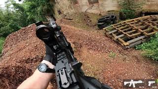 INTENSE Airsoft Gameplay CQB  Forest AREA 57 Mey Metz 4K [upl. by Gurl]