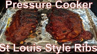 How to Cook St Louis Style Ribs with Instant Pot Pressure Cooker and Oven [upl. by Lytsyrk694]