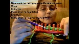 How To Do The Knit Bind Off On A Loom [upl. by Dias973]