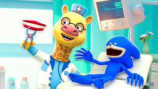 First Time at the Dental Clinic🏥 Listen to the Doctor SHIN SONIC 😻🐨🐰🦁 Sonic Nursery Rhymes [upl. by Sivrup]