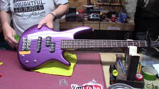 Ibanez Mikro Bass Gets EMG GZR PJ Pickups Episode 131Part 1 [upl. by Aileen]