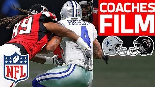 How Adrian Clayborn DOMINATED the Cowboys for SIX SACKS  Coaches Film Review  NFL Network [upl. by Haliek]