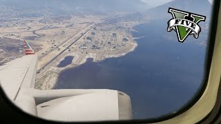 GTA 5  737MAX9 SS Sandy Shores to LSIA Full Flight HD [upl. by Sage734]